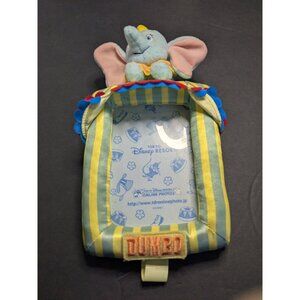Scarce Tokyo Disney Resort Dumbo Plush Photo Frame Carnival Theme 8" Cute & Fun